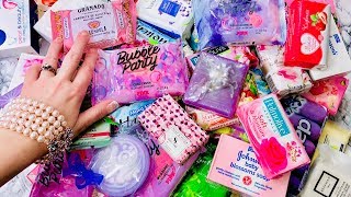 Bubble Party! & Other Pretty Soaps - ASMR SOAP OPENING / UNWRAPPING / UNBOXING International Brands