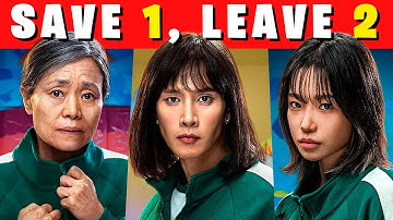 Squid Game 3 | WOULD YOU RATHER? 🦑  SAVE 1, LEAVE 2! 💔 TOUGHEST Choices 😱🔥