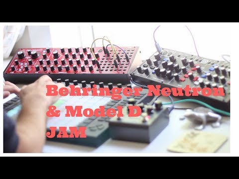 Behringer Neutron Jam with Model D Pads and Strymon El Capistan