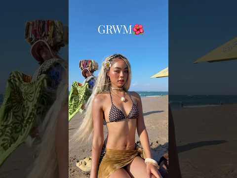 4PM 바다 GRWM🌺⛱️ #bali #shorts #grwm #beach