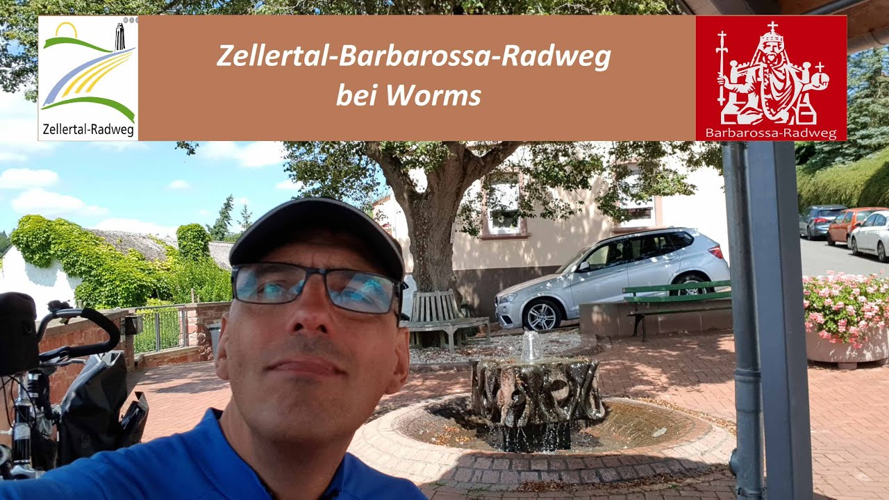 Zellertal Barbarossa Radweg bei Worms