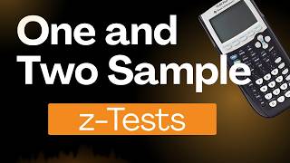 One-Sample vs Two-Sample Proportion z-Tests | Step-by-Step with Examples using the TI-84