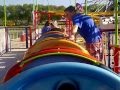 Jacob and Dad Ride the Rollercoaster at Tinkertown