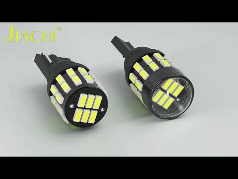 T10 W5W 12-24V з лінзою Габарити світлодіодні LED, видео 1