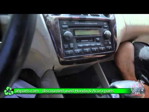 How to replace / change a Radio 1998 1999 2000 2001 2002 Honda Accord REPLACE DIY