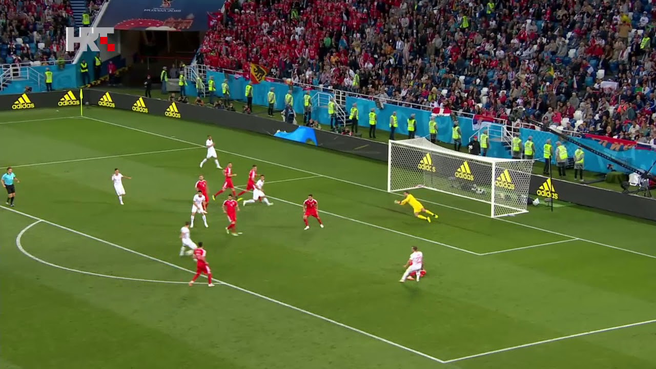 Serbia - Switzerland 1 : 2 | GOAL! Granit Xhaka FIFA World cup Russia