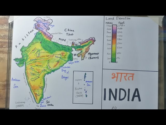 Aggregate more than 168 indian map drawing