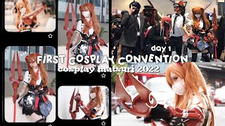FIRST COSPLAY CONVENTION VLOG🎬💿 | cosplay matsuri 2022 day 1