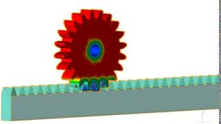 Rack and pinoin simulation on QFORM