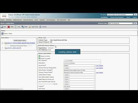 Registering a Cisco Video Endpoint to CUCM