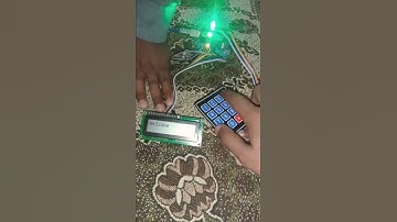 keypad door lock system #shorts #shortsvideo #arduino #arduinoproject