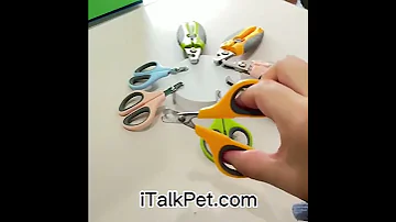 2 PCS Pet Nail Clippers Trimmer with Safety Guard to Avoid Over Cutting Nails