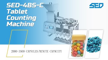Semi-automatic Electronic Counting Machine with 4 discharge openings. (SED PHARMA)