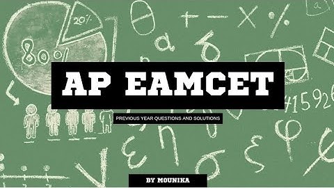 #AP eamcet previous year questions  and answers#apeamcet  #eamcet maths#eapcetmaths