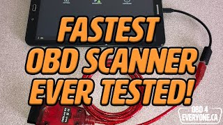 Super Speed Test: OBDLink SX + OTG Cable on Android: OBD4Everyone E22 screenshot 3