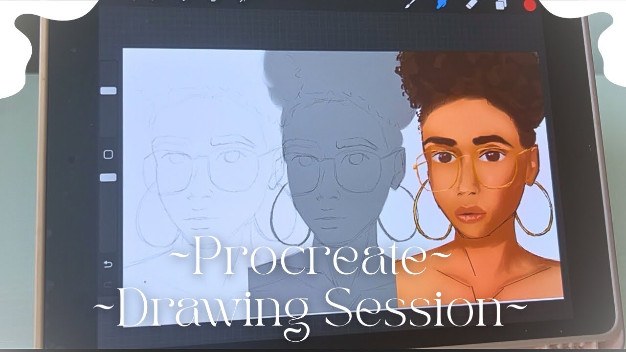 [Procreate Drawing Session] Draw with me ️ - YouTube