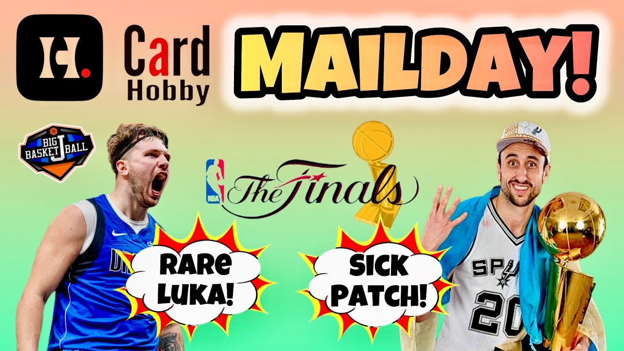 *CARD HOBBY MAILDAY!* PART ONE! 🔥 NBA Finals GAME-WORN Patch, Ultra-Rare Luka, On-Card Autos & More!