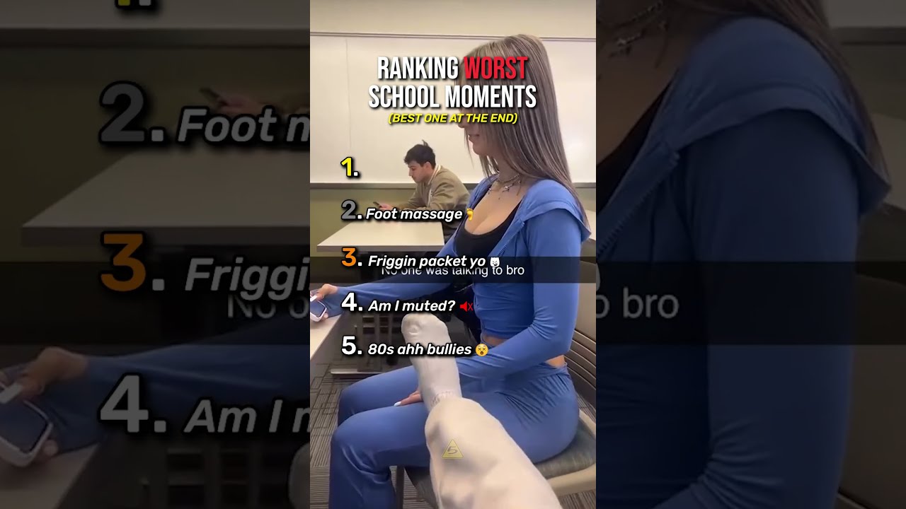 Ranking Worst School Moments Tiktok Top5