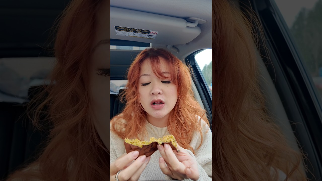 Пробую ставшее вирусным корейское печенье из Дубая #корейскаякухня #шоколадДубая #корея #шоколад