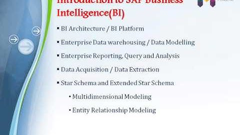 SAP BI BW online training