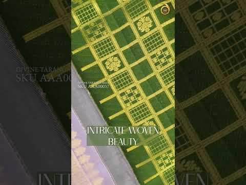 Bottle Green Brocade Checks video preview