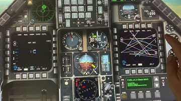DCS World F16 Viper running Helios and Capt Zeen on touchscreen quick and dirty demo