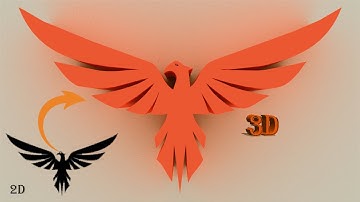 2D to 3D Logo in Photoshop I Adobe Tricks