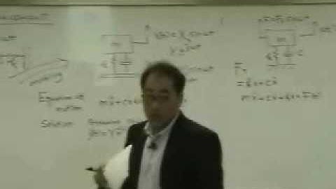 [Lecture 17-2: Review & Vibration absorber] Mechanical Vibration by Prof. Yang-Hann Kim at KAIST