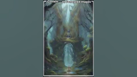 Fantasy Forest AI Generated Image Music Video #aiimages #flask #python