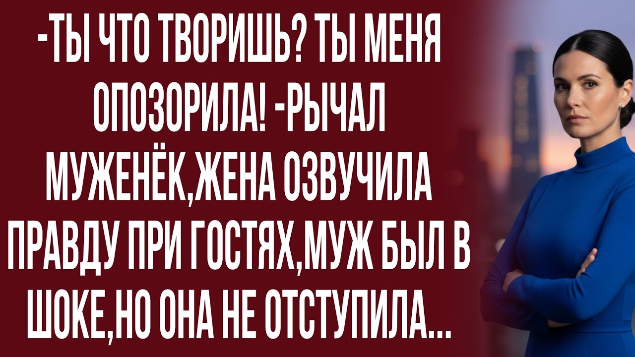 Ты забыла,кто платит за всё?! Без меня ты - ноль! -давил муж...