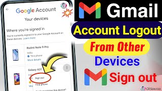 Gmail Account Ko Dusre Device Se Kaise Hataye | Remove Gmail from Other Devices 2025