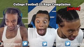 FlightReacts College Football 25 Rage Compilation | Try Not To Laugh Challenge (YLYL) [ReUpload]