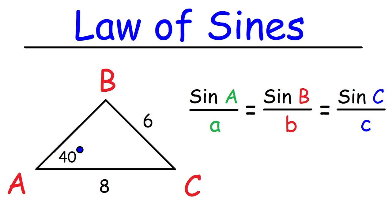 problem solving involving law of sine