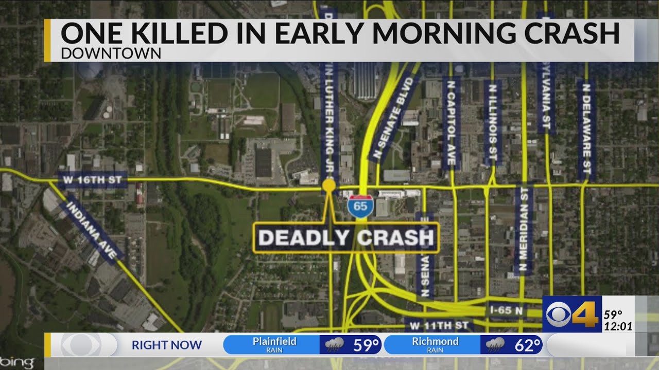 One killed in early morning crash - YouTube