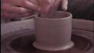 Unique Cutaway View - How to Pull Up the Walls on the Pottery Wheel 