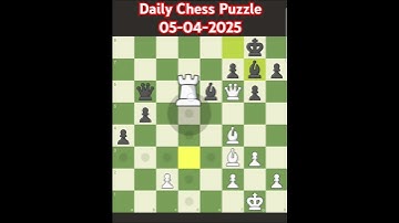 Daily Chess Puzzle Solution from chess.com, Date:- 05-04-2025. amazing Bishop Capture.