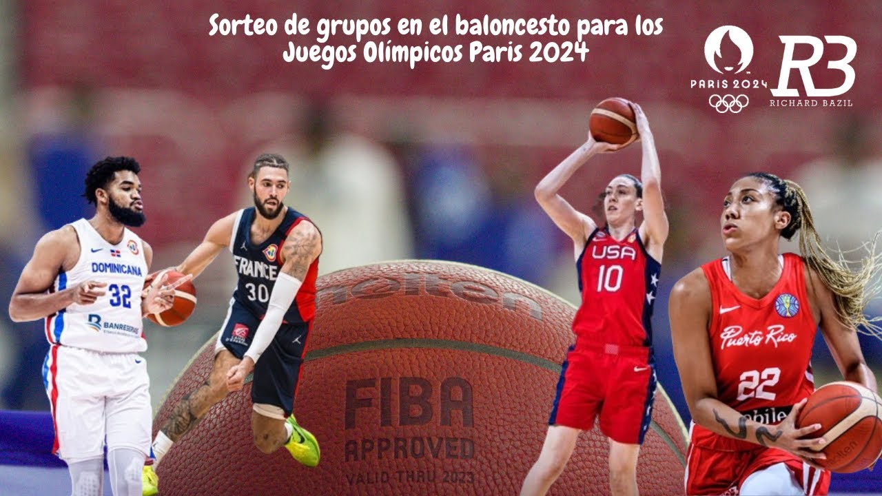 SORTEO FASE DE GRUPOS BALONCESTO PARIS 2024 YouTube