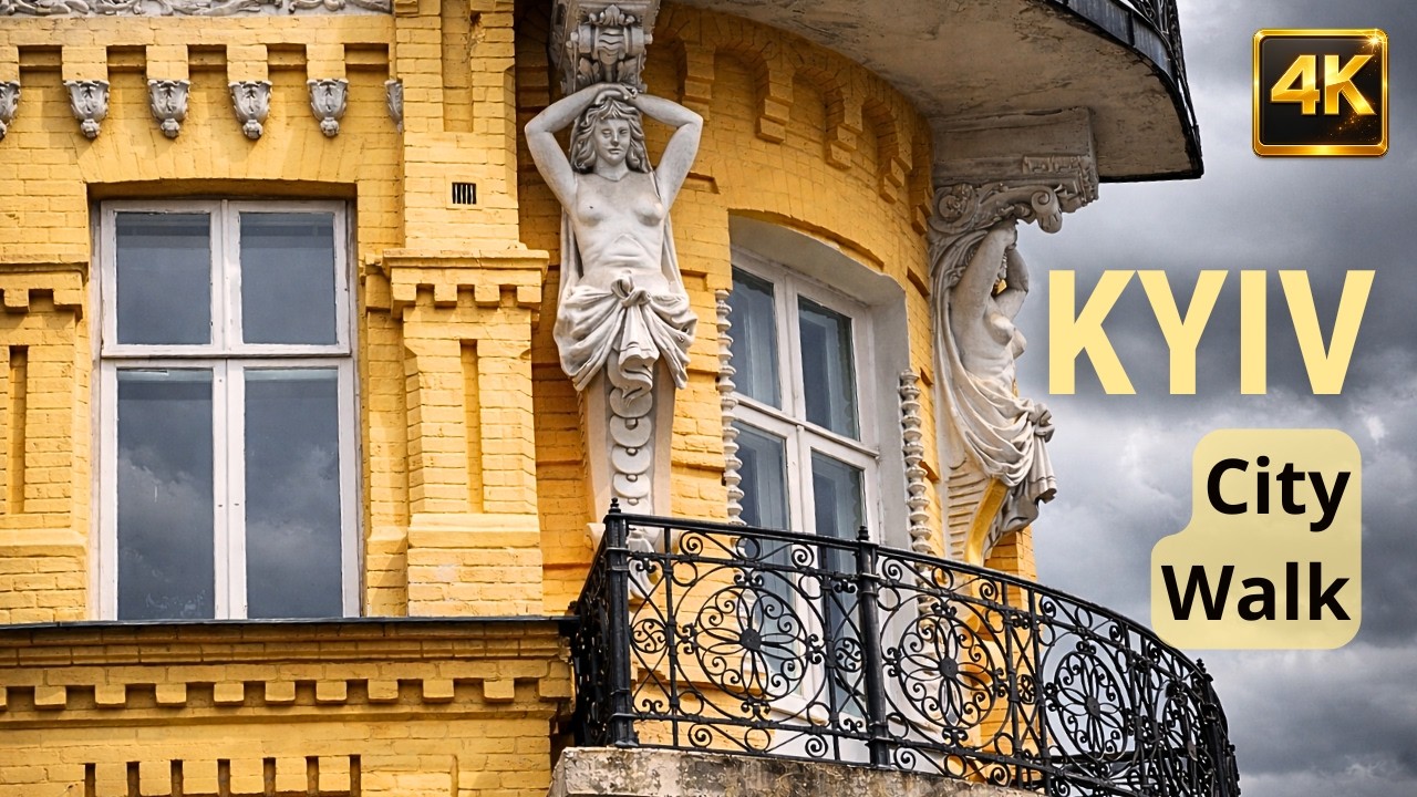 🔥 Kyiv City Center Walking Tour 🇺🇦 | 4K Silent Walk Through Downtown Streets 2026