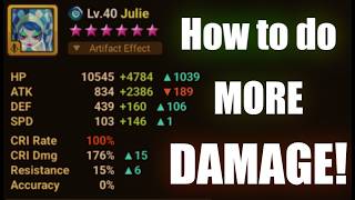More ATK? More CD? How To Optimize Damage. | Summoners War Damage Simulator Showcase screenshot 4
