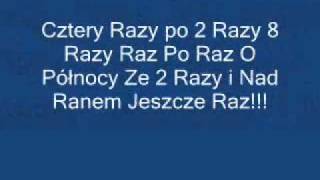 Video thumbnail of "Cztery Razy Po Dwa Razy"