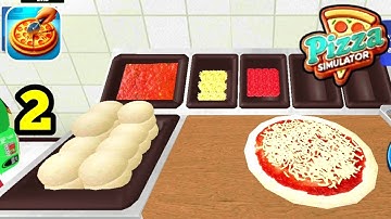 Pizza 🍕 Simulator. Part 2. New Pizza Recipe, Orders And Serve For Customers (iOS,Andriod)