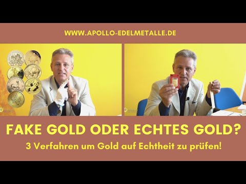 Video: So Prüfen Sie, Ob Gold Echt Ist Oder Nicht