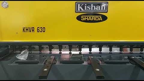 HYDRAULIC SHEARING MACHINE WITH PLC CONTROLLER | 9872902527 | SIC