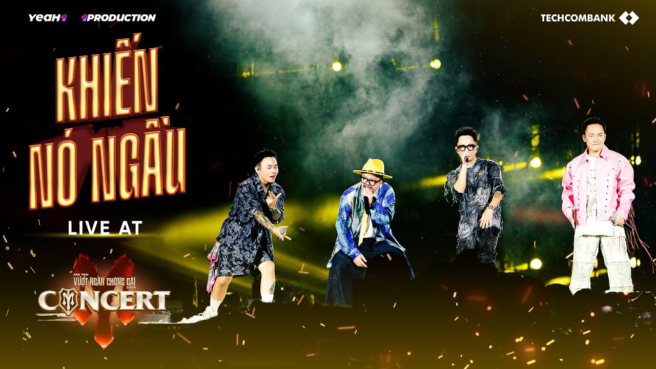 Khiến Nó Ngầu - Binz, Rhymastic, Đinh Tiến Đạt, Hà Lê | LIVE AT CONCERT ANH TRAI VƯỢT NGÀN CHÔNG GAI
