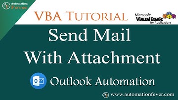 Add Attachment in Mail Using VBA | VBA Outlook Automation | Excel VBA Tutorial in Hindi