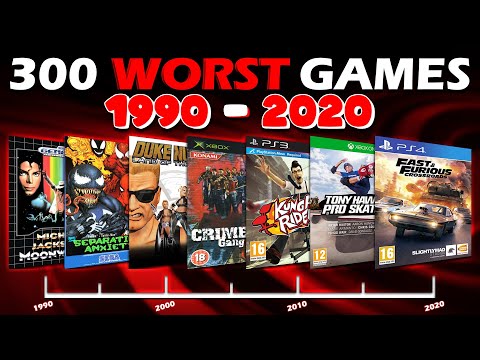 300 Worst Games Of The Year 1990 - 2020