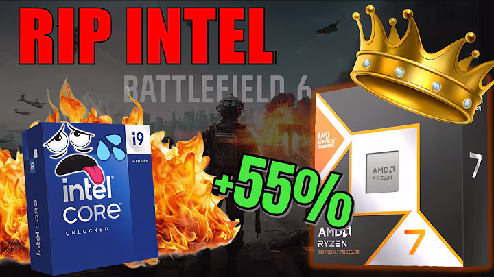 I was WRONG! 9800X3D 55% faster in BF6 vs 14900K... Intel is DOOMED!
