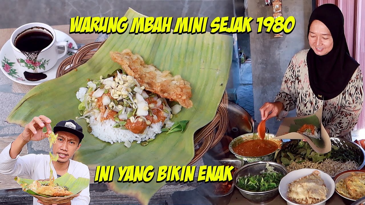 Warung Mbah Mini, ini yang bikin enak sego pecel Ponorogo!