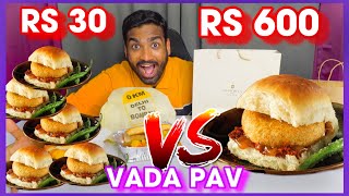 Rs 600 Cheap Vs Expensive Vada Pav | Veggie Paaji
