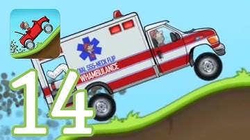 HILL CLIMB RACING - Gameplay Walkthrough Part 14 - AMBULANCE (iOS, Android)